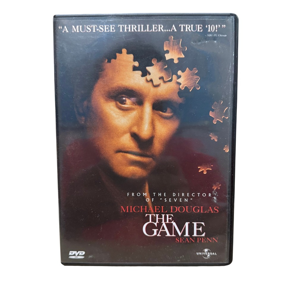 Universal The Game DVD Michael Douglas Sean Penn David Fincher Mystery Thriller